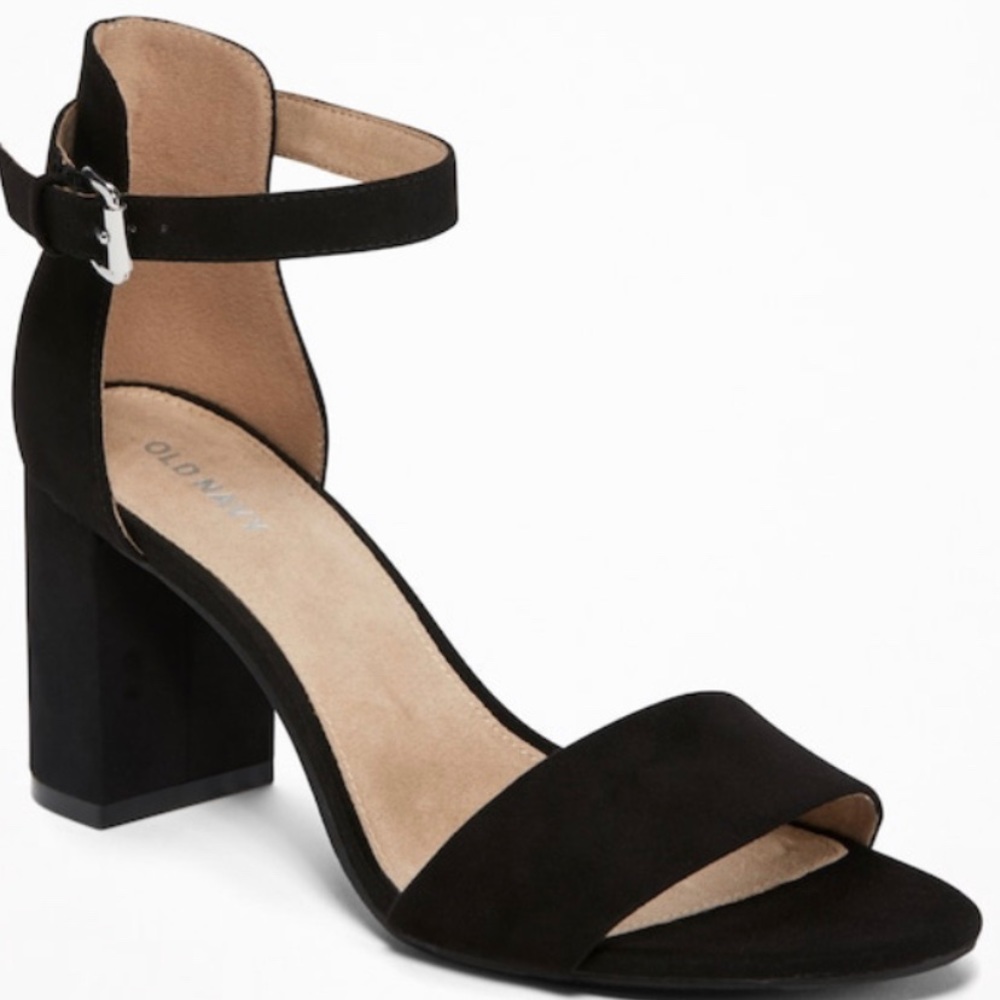 Black Block Heels